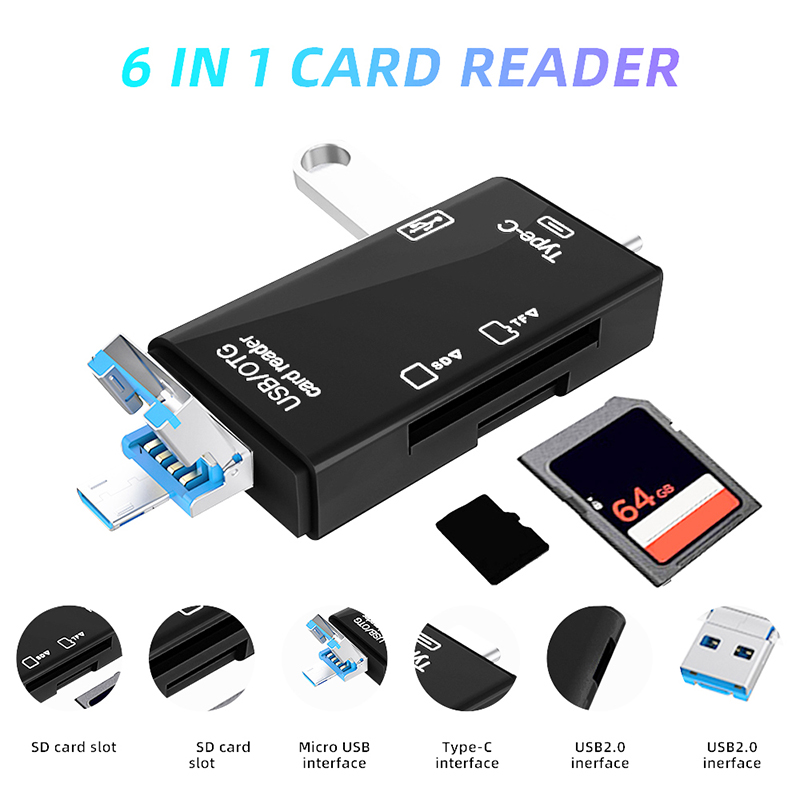 Tablet Accessories For Reading - USB نوع C قارئ بطاقات 6