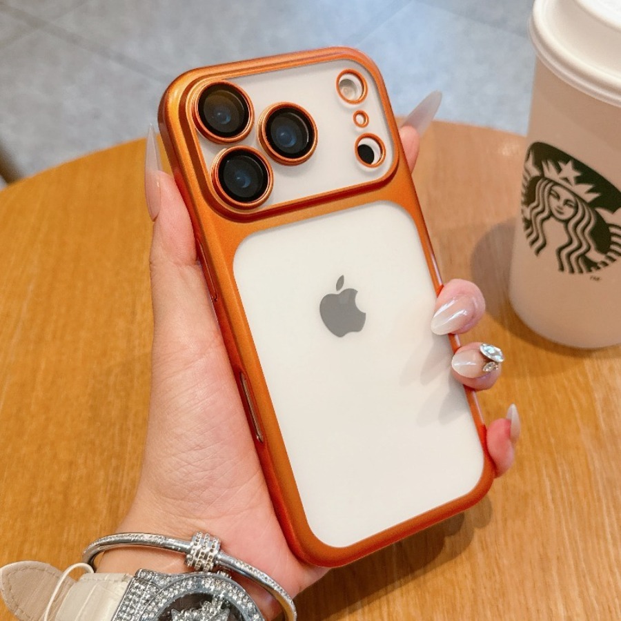 Tablet Accessories For Girls - غطاء فاخر شفاف مطلي كهربائياً لهواتف