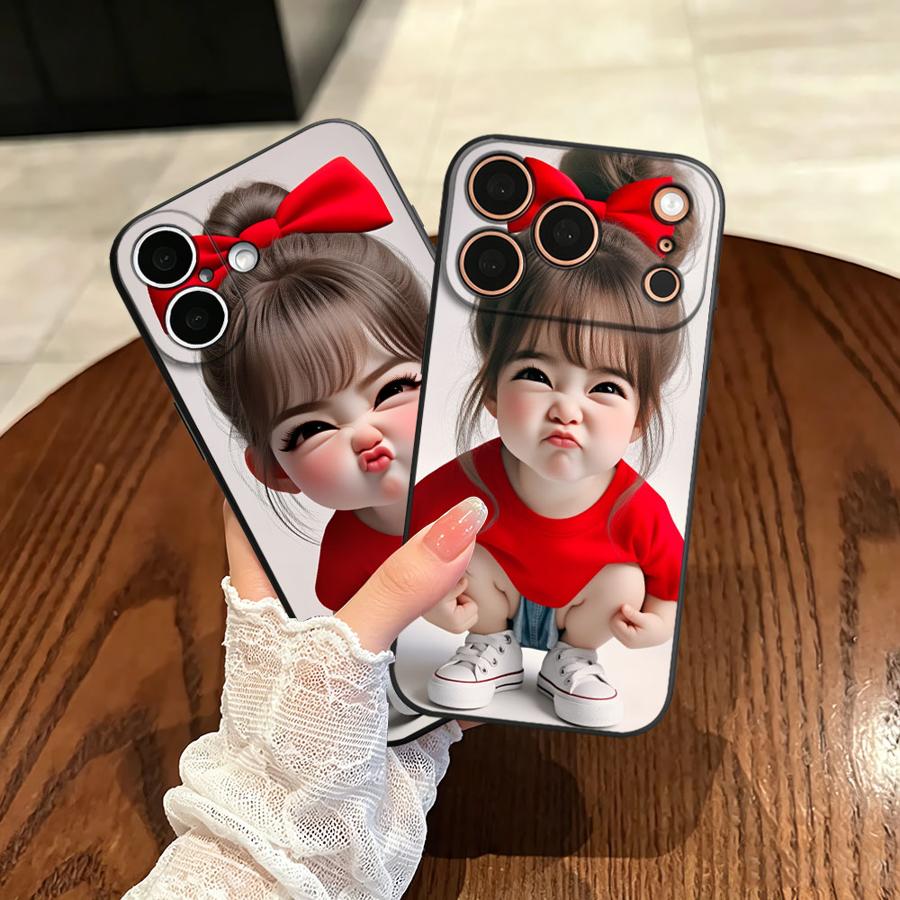 Tablet Accessories For Girls - جراب هاتف فوندا بتصميم فتاة كرتونية