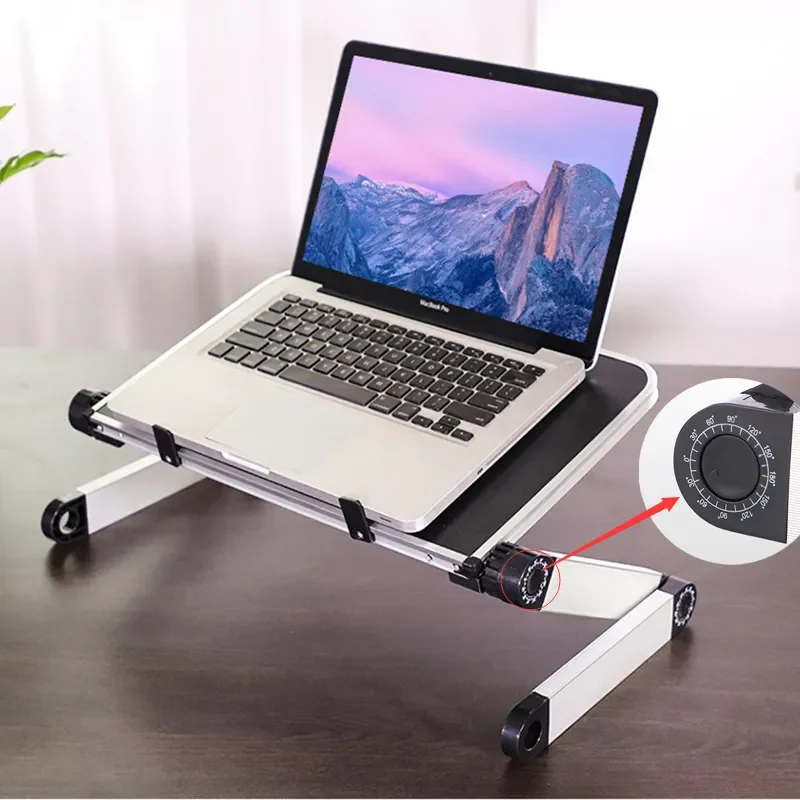 حامل كمبيوتر محمول قابل للتعدي - مراجعة Tablet Lap Desk وسعره