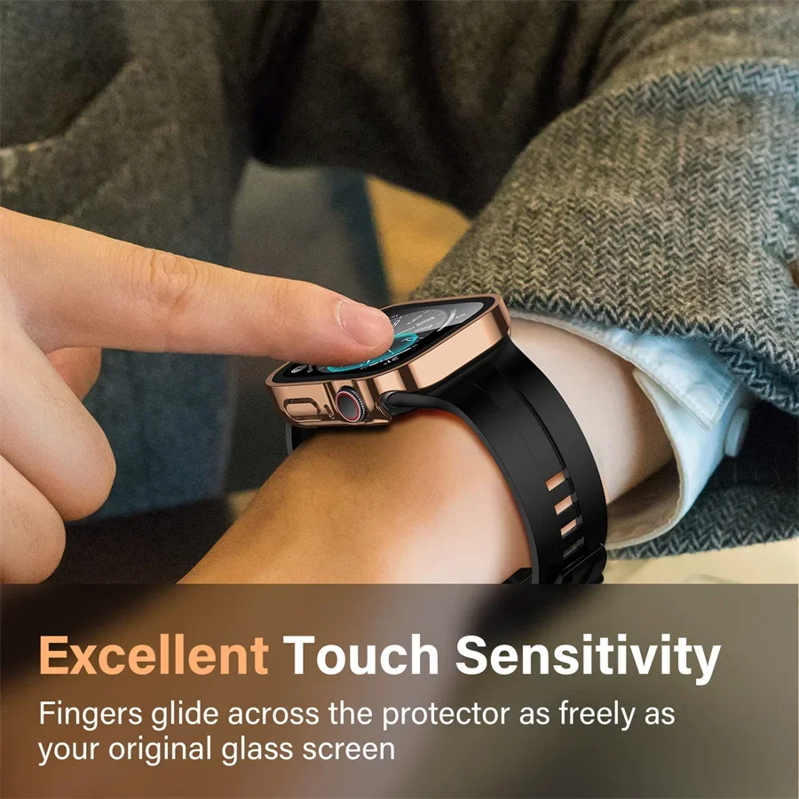 زجاج + غطاء لساعة أبل سلسلة 9  - مراجعة Tablet Accessories For Girls وسعره