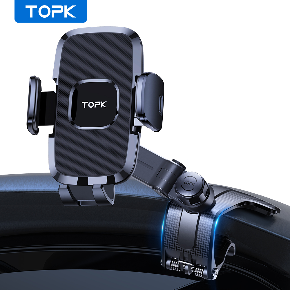 TOPK حامل هاتف السيارة لوحة ال - مراجعة Car Accessories Tablet Holder وسعره