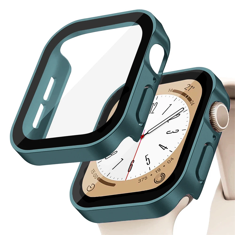 زجاج + غطاء لساعة أبل سلسلة 8  - مراجعة Tablet Accessories For Girls وسعره