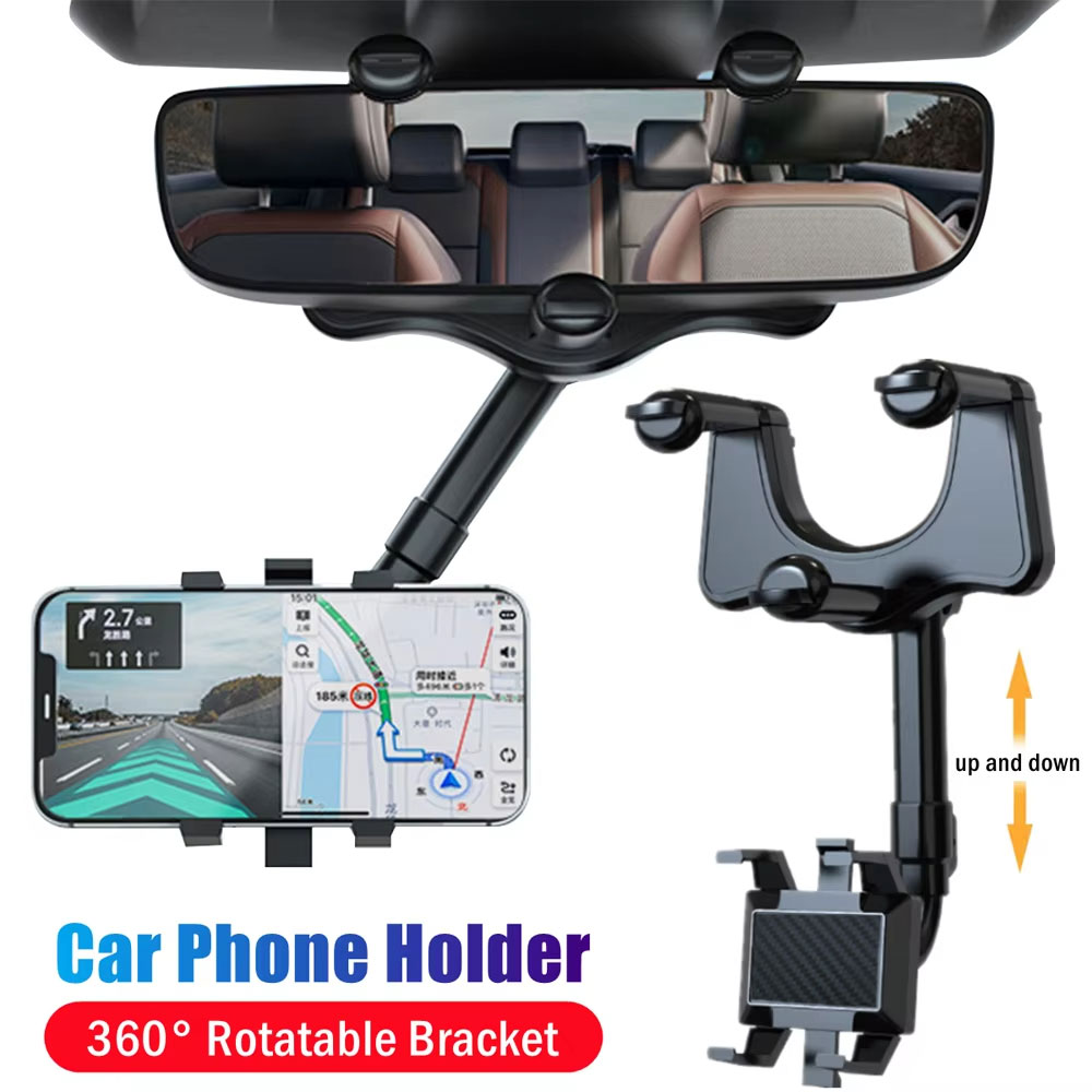 حامل هاتف مرآة الرؤية الخلفية  - مراجعة Car Accessories Tablet Holder وسعره