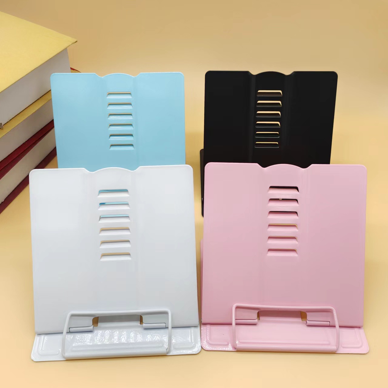 حامل كتب معدني محمول قابل للتع - مراجعة Tablet Accessories For Reading وسعره