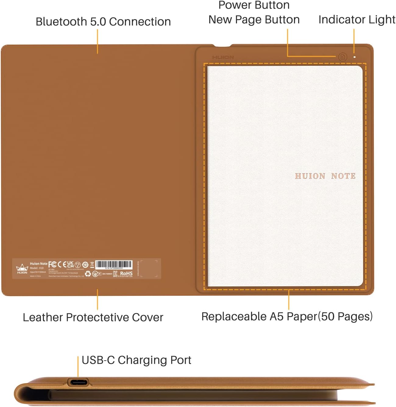 huion note 2 em 1 دفتر الكتابة - مراجعة Graphic Tablet Accessories وسعره