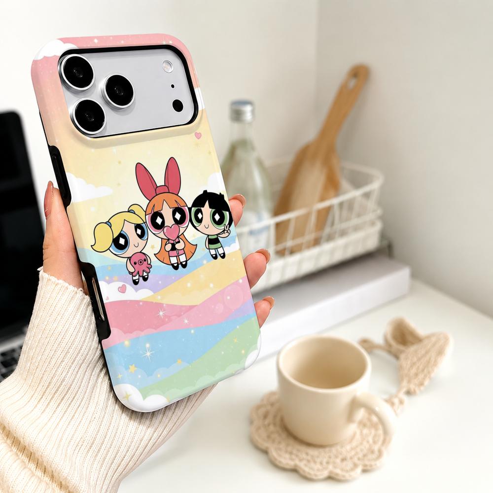 غطاء هاتف أنمي P-Powerpuff Gir - مراجعة Tablet Accessories For Girls وسعره