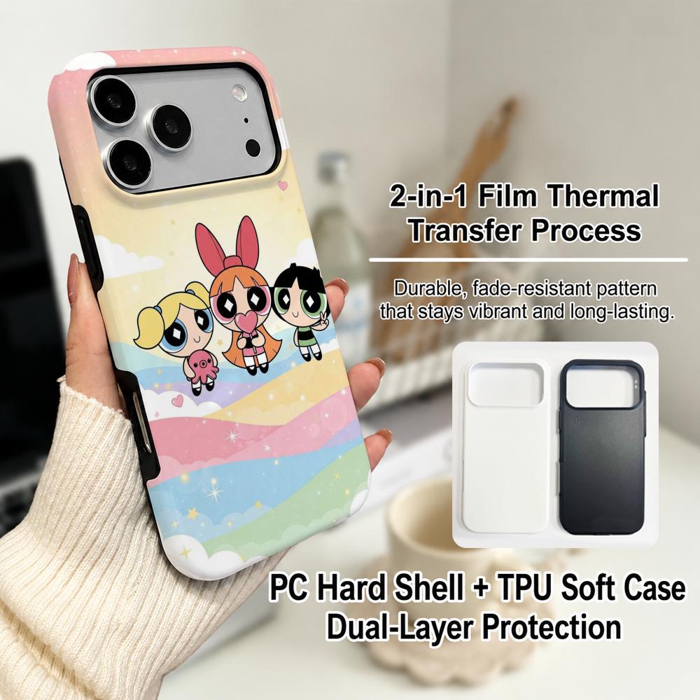 غطاء هاتف أنمي P-Powerpuff Gir - مراجعة Tablet Accessories For Girls وسعره