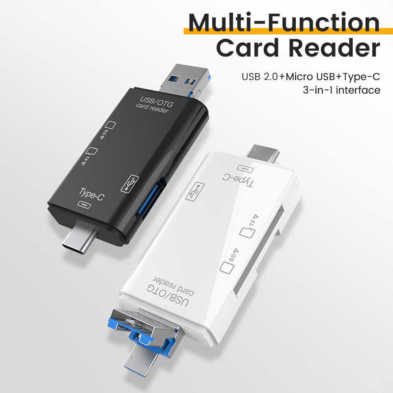 USB نوع C قارئ بطاقات 6 في 1 O - مراجعة Tablet Accessories For Reading وسعره
