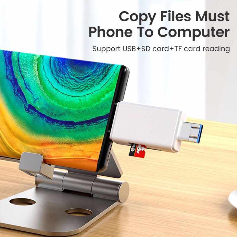 USB نوع C قارئ بطاقات 6 في 1 O - مراجعة Tablet Accessories For Reading وسعره