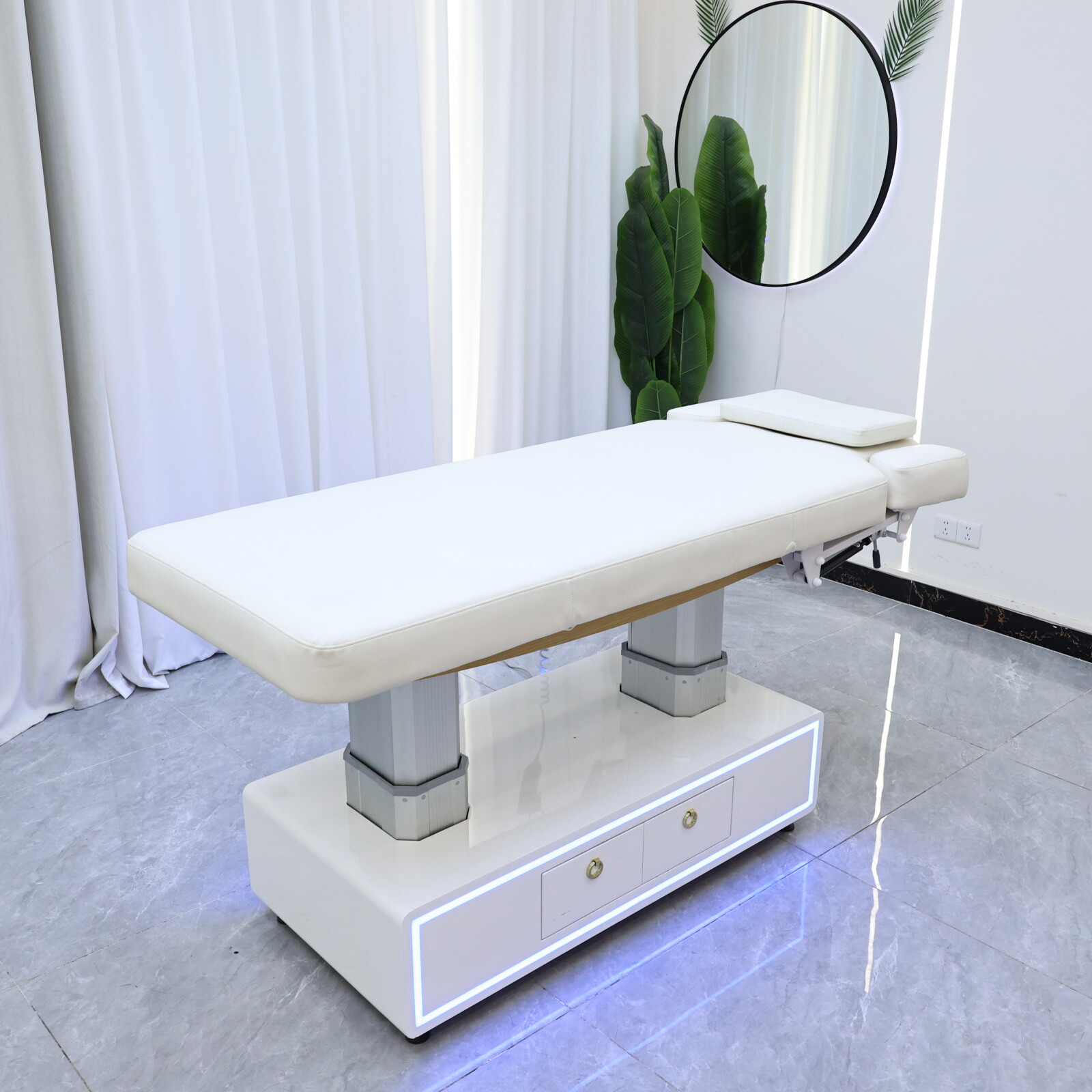 سرير تجميل كهربائي قابل للرفع، - مراجعة Massage Table Accessories Uk وسعره
