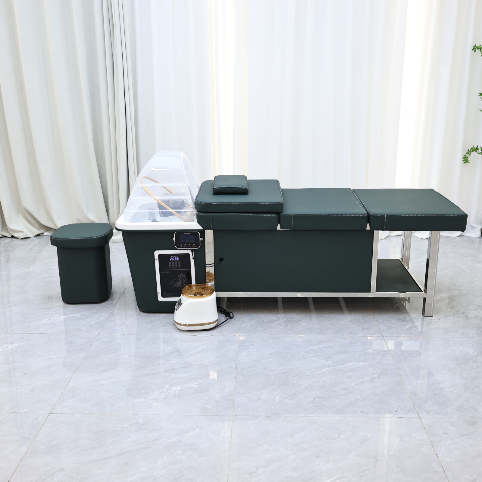 سرير شامبو تدليك سبا مع تسخين  - مراجعة Massage Table Accessories Uk وسعره
