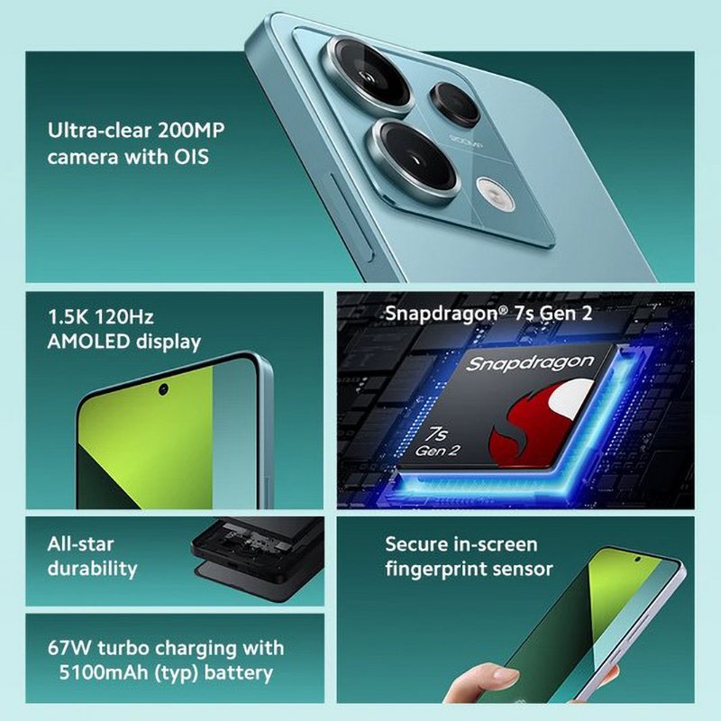 هاتف شاومي ريدمي نوت 13 برو 5G - مراجعة Xiaomi Redmi Note 13 وسعره