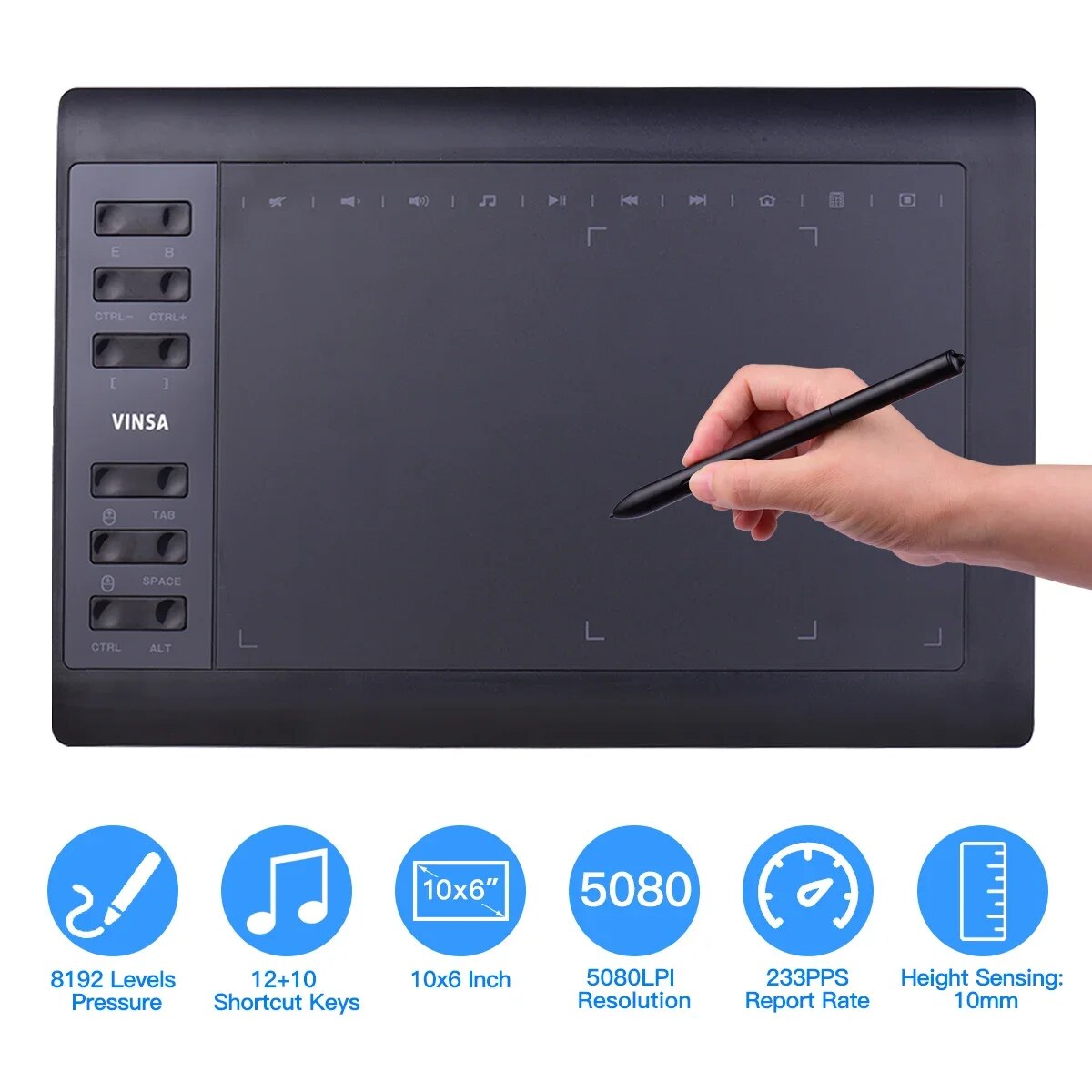 تابلت رسم الرسومات الاحترافي م - مراجعة Graphic Tablet Accessories وسعره