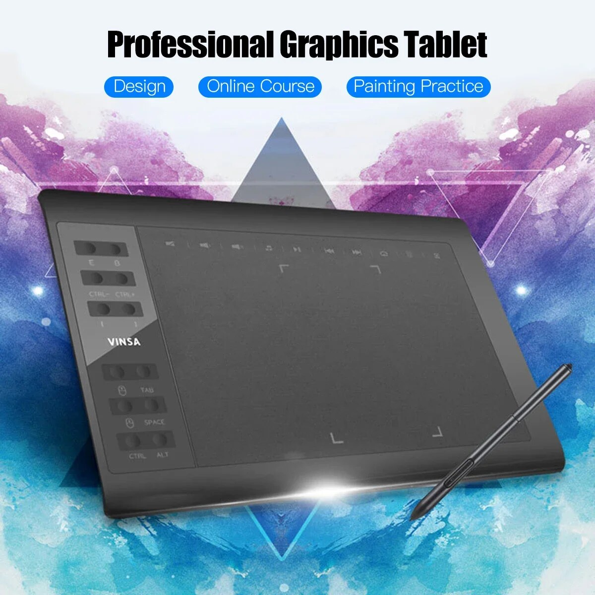 تابلت رسم الرسومات الاحترافي م - مراجعة Graphic Tablet Accessories وسعره